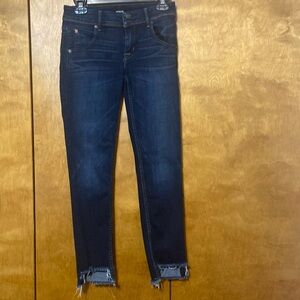 Hudson Cat Midrise Skinny with step hem jeans.  Size 26